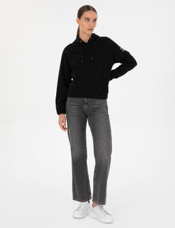 Siyah Comfort Fit Sweatshirt - Pierre cardin фото 4