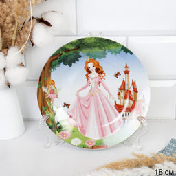 Тарелка 180 мм / C980# /уп 6/72/ Принцесса