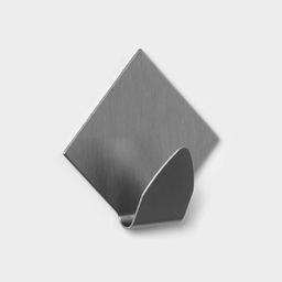 Цена за 2 шт. Крючки самоклеящиеся SAVANNA Ромб, 2 шт., металл, 4.54.82 см, хромированные фото 3