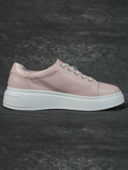 05-PDD215-5 LT. PINK Кроссовки женские (натуральная кожа) - Фабричный китай фото 7