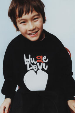 HEART SWEATSHIRT - Zara фото 5