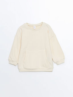Uzun Kollu Basic Erkek Bebek Sweatshirt