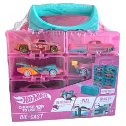 Набор машинок Гараж хот вилс Hot Wheels Pink series гоночные машинки 8 шт