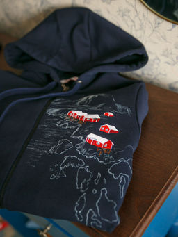 Толстовка на молнии мужская Lofoten Landscape - Captain's mate фото 5