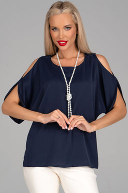 Блузка Аура (синий)