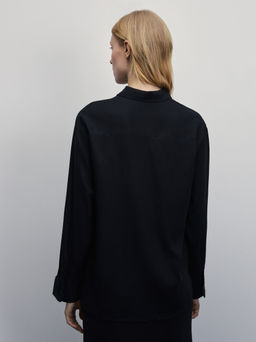 Рубашка оверсайз изо льна / Zarina  фото 5