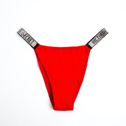 Комплект нижнего белья женский (топ, трусы), красный МИКС, размер 46-48