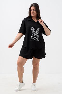 Комплект (рубашка+шорты) с печатью 52469