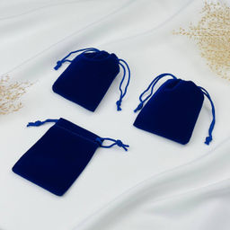 Мешочек: Бархат синий (5 шт)