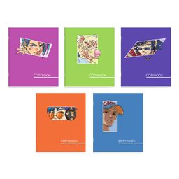 Цена за 2 шт. Тетрадь, 48 л, клетка, арт. 63711/ 10 АНИМЕ ГЕРОИ мягкий переплёт (2 скобы), мелованный картон 190 г