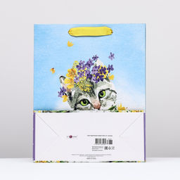 Пакет подарочный Котенок, 26 х 32 х 12 см - Simaland фото 2