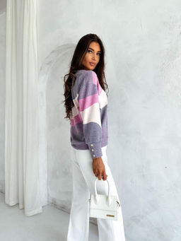 Джемпер Nika.PL Emi-15 сиреневый  фото 3