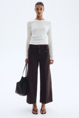 Wide High Ankle Jeans - H&m фото 5