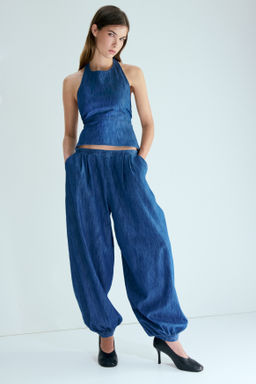 Pantal?n globo en denim - H&m фото 3