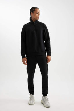 DeFactoFit Sporcu Jogger Esofman Alt? Slim Fit Dar Kesim Skuba Dalg?c Kumas Standart Paca  фото 2