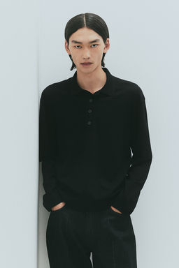 Polo en punto fino Regular Fit