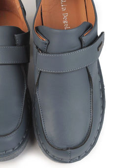 01-7581-3 BLUE Ботинки демисезонные женские (натуральная кожа) - Фабричный китай фото 7