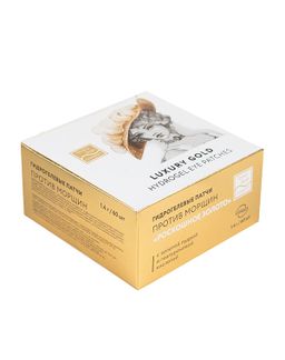 Гидрогелевые патчи для глаз против морщин с золотой пудрой Роскошное золото 60 шт Beauty Style