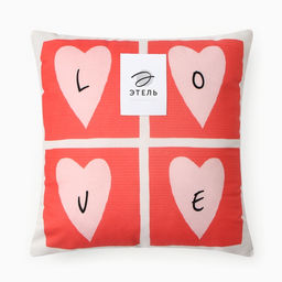 Подушка декоративная Этель Love, 40?40 см, велюр  фото 2