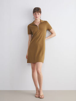 Polo Yaka Mini Elbise