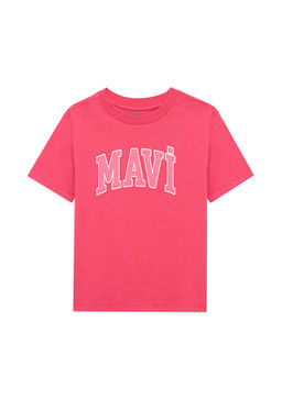 Mavi Logo Bask?l? Pembe Tisort  фото 3