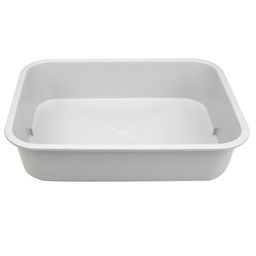 Лоток-туалет для кошек Эконом 33х25х7см, пластик (Россия) - Домашняя мода фото 3