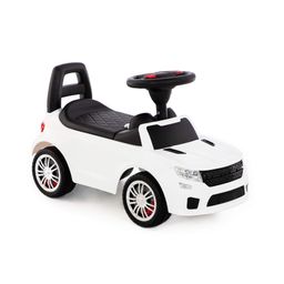 Каталка-автомобиль SuperCar №6 со звуковым сигналом (белая) - Полесье фото 6