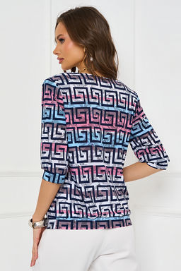 БЛУЗКА ФАУСТО (РОУЗ БЛУ) - Bellovera фото 5