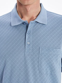 Polo Yaka Merserize G?r?n?ml? Erkek Ti??rt