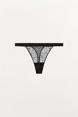 LACE THONG - Zara фото 7
