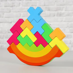 Балансир Тетрис 22,5х22,5х2 см, 21 элемент