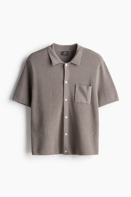 Camisa en punto texturizado Regular Fit - H&m фото 6