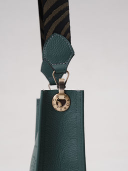 Сумка кожаная на плечо Azaro 30996 минт