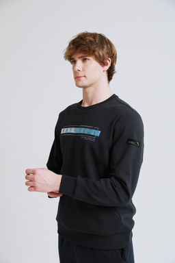 Свитшот с флисом Тёмно-синий - Anta фото 6