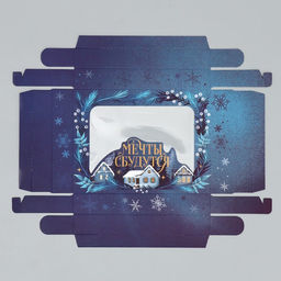 Цена за 3 шт. Коробка подарочная новогодняя складная Мечты сбудутся, 16.5 х 12.5 х 5 см - Дарите счастье фото 7