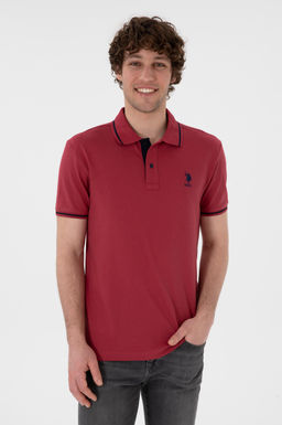 Erkek Slim Fit Polo Yaka Vi_ne Basic Ti__rt Sepette S_rpriz _ndirim