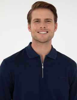 Lacivert Regular Fit Sweatshirt - Pierre cardin фото 2