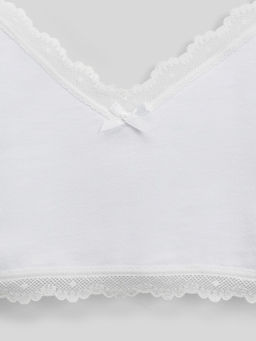 ACOOLA / Топ бельевой детский для девочек Grusha белый  фото 3