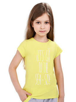 Футболка с принтом UD 0863 желтый