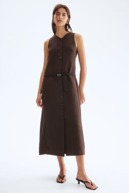 Vestido con botones y cintur?n - H&m фото 2